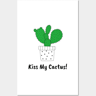 Kiss My Cactus Posters and Art